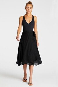 9WS_EGBL_275_F1 Lana Skirt - EcoLinen Gauze Black.jpg