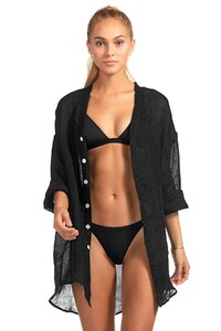 9LS_EGBL_3093_1 Playa Vee Shirt Dress - EcoLinen Gauze Black.jpg