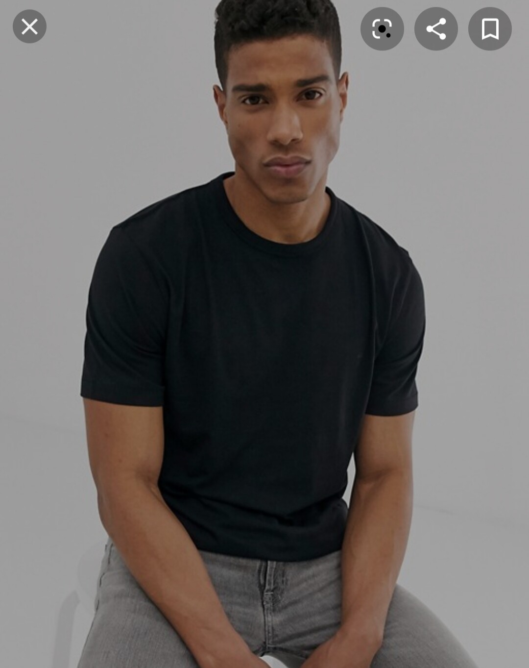 Asos black male model