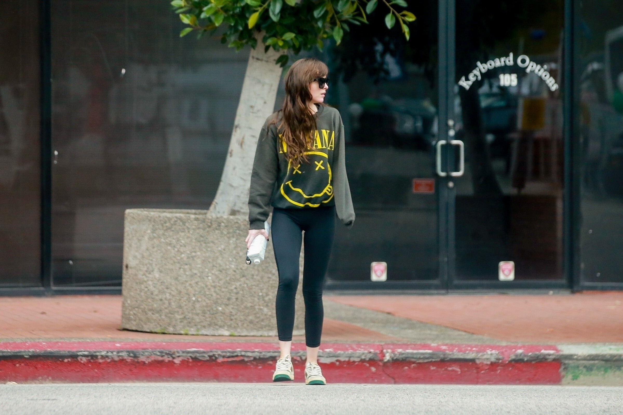Leggings and Sneakers