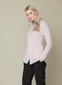 irelands eye horseshoe cable sweater pink.jpg