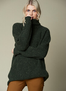 lambswool rib polo neck sweater green 03.jpg