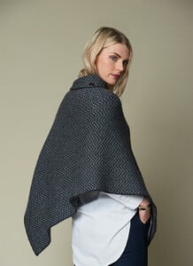 Herringbone Wool Poncho grey 02.jpg