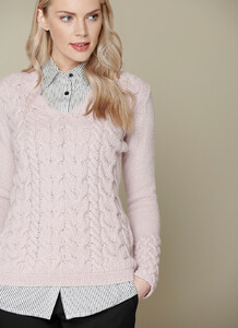 irelands eye horseshoe cable sweater pink 03.jpg