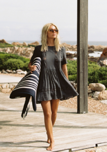 Margot Wren Mini Dress Charcoal 2.jpg