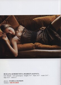 Vogue Italia (December 2005, Models Supplement) - Ruslana Korshunova - 003.JPG