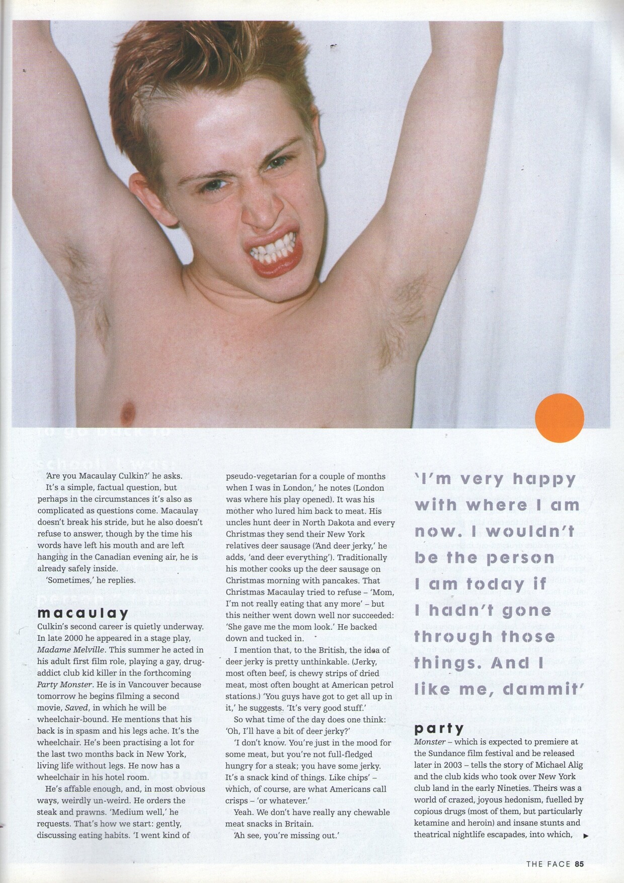 Magazine: The Face (November 2002) Title: The Return Of The Mac Photographe...