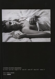 Vogue Italia (December 2005, Models Supplement) - Aleksandra Rastovic - 004.JPG