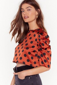rust-too-dot-to-handle-satin-crop-top (2).jpeg
