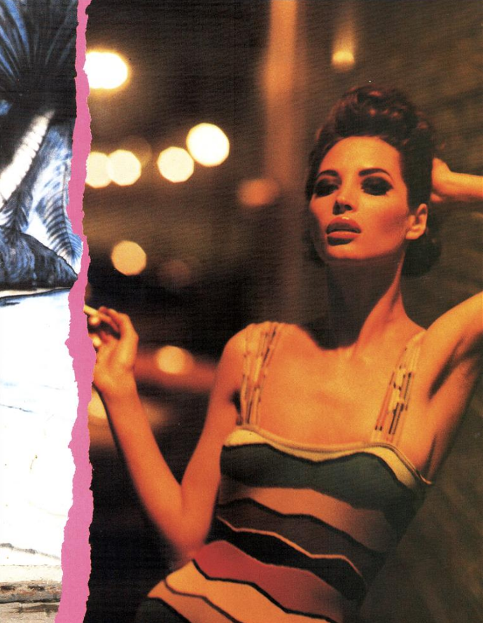 Italian VOGUE Italia March 1991 / Christy Turlington Chanel 