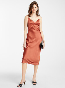 ICÔNE - Coppery satin slip dress - Copper - A1_1.jpg