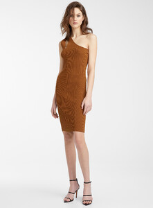 ICÔNE - Cutout slit ribbed dress - Copper - A1_1.jpg