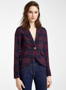 Smythe - Check two-tone jacket - Patterned Red - A1_1.jpg