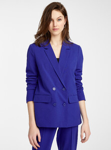 ICHI - Ultramarine blue double-breasted jacket - Sapphire Blue - A1_1.jpg