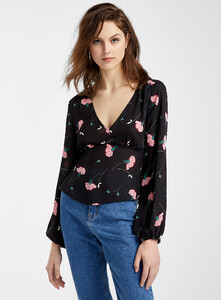 ICÔNE - Windswept flower voile blouse - Patterned Black - A1_1.jpg