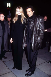 Claudia Schiffer and David Copperfield during Opening Night of David Copperfield's 'Dreams and Nightmares' at Martin Beck Theater in New York City, New York, United States..png