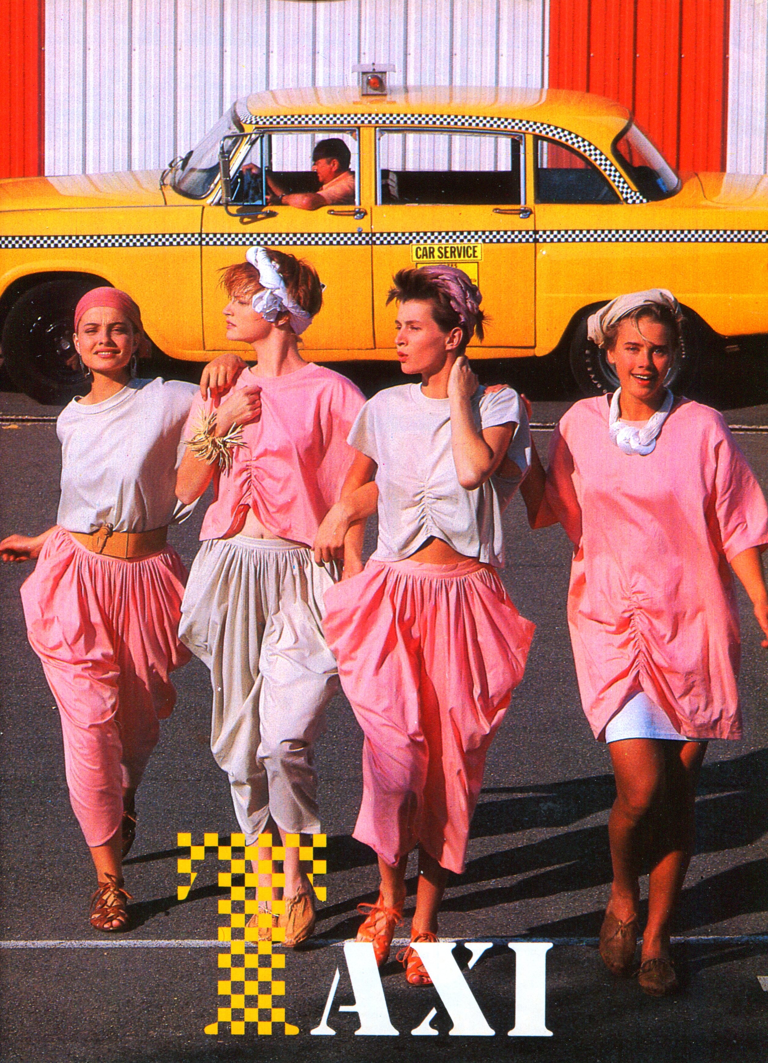 French ELLE(black)#2148,March 9,1987,TAXI Advert.jpg