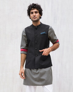 Black Nehru jacket