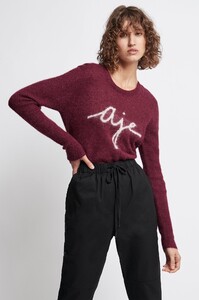 S25-20AJ1142_Rebellion_Ribbed_Sleeve_Logo_Jumper_Burgundy-20254-Aje-2091.jpg