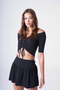 Black Off Shoulder Cinched Top.jpg