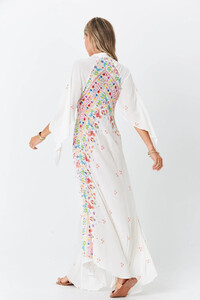 Load image into Gallery viewer, Huichol Hyacinth Gown_0001.jpg