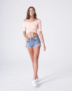 Peach Off Shoulder Cinched Top_0003.jpg