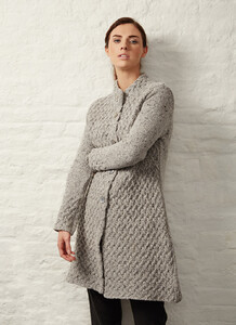 Ennis Wool Cashmere Trellis Aran Coat grey 03.jpg