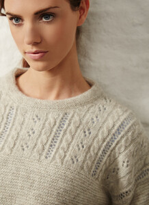 Fisherman Eyelet Stitch Crew Neck Sweater 03.jpg