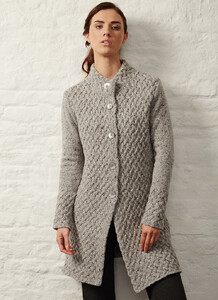 Ennis Wool Cashmere Trellis Aran Coat grey.jpg