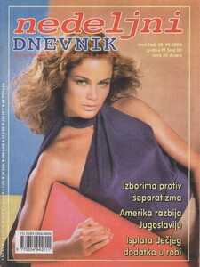 Nedeljni dnevnik Serbia July 2000 Carolyn Murphy.jpg