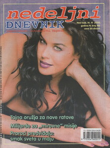 Nedeljni dnevnik Serbia April 2000 Megan Gale.jpg