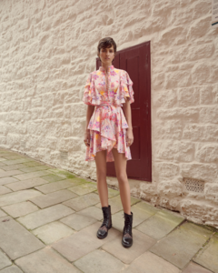 The Resort 2021 Looks - Euphoria Cotton Linen Ruffled Mini Dress.png