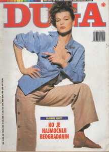 Duga Serbia August 1992 Milla Jovovich.jpg