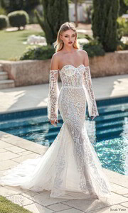 julie-vino-2021-romanzo-bridal-detached-long-flare-sleeves-strapless-sweethe.jpg