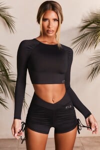 bt0119_bt0121_4_fast-pace-lifestyle-black-ruched-high-waisted-tie-up-shorts-long-sleeved-ruched-tie-up-back-crop-top.jpg