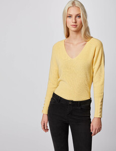 pull-manches-longues-avec-boutons-jaune-femme-or-32536300846300400.jpg