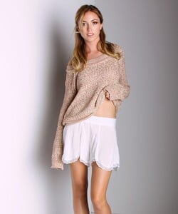 Free People Layering Petal Skort Ivory - 1.jpg