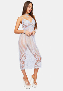 Eyelash Lace Striped Sheer Nightie Gown - Blue_03.jpg