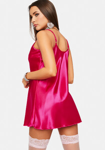 Satin Deep V -Neck Chemise - Pink_02.jpg