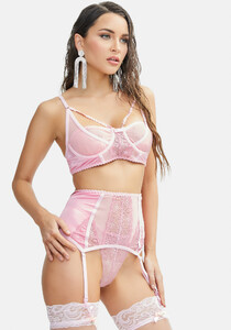 Daisy Garter Lace 3pc Lingerie Set - Pink_02.jpg
