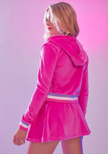 Sugar Thrillz Drawstring Velour Mini Skirt - Pink_03.jpg