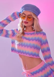 Sugar Thrillz Rainbow Chevron Stripe Crop Sweater_03.jpg