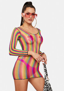 Fishnet Dress Stripe Rainbow Bodycon_01.jpg