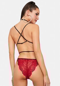 Scalloped Lace Wrap Around Teddy - Fuschia_01.jpg