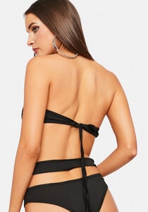 Ruched Tie Back Bandeau Bra Top - Black_02.jpg