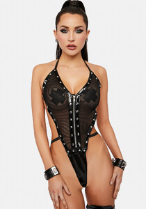 Open Back Mesh Studded Vegan Leather Teddy - Black_03.jpg
