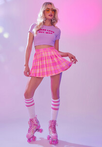 Sugar Thrillz Plaid Pleated Mini Skirt With Undershorts - Pink_03.jpg