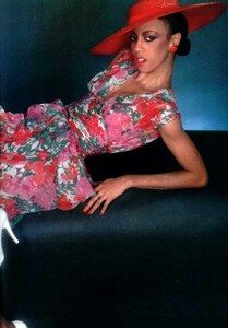 model Sandi Bass in flower print dress.jpg