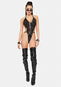 Open Back Mesh Studded Vegan Leather Teddy - Black_04.jpg
