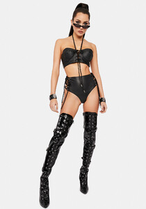 Faux Leather Bra Top With Underwire Cups Lace Up Closures_04.jpg